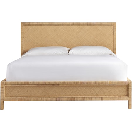 Queen Long Key Panel Bed